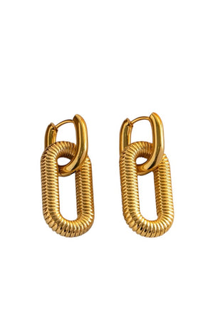 Golden Link Earrings
