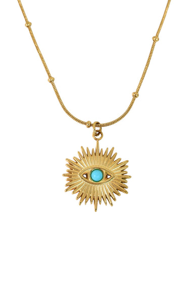 Amazonita Eye Necklace